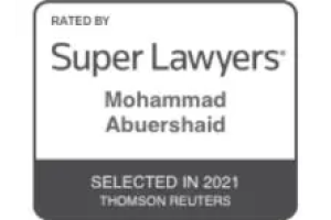 Super Lawyers - Mohammad Abuershaid - Selected in 2021