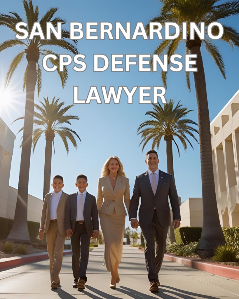 San Bernardino CPS Defense and juvenile dependency lawyer